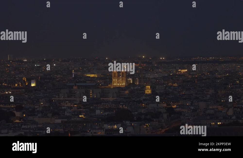 Cathedral night paris france light Stock Videos & Footage - HD and 4K ...