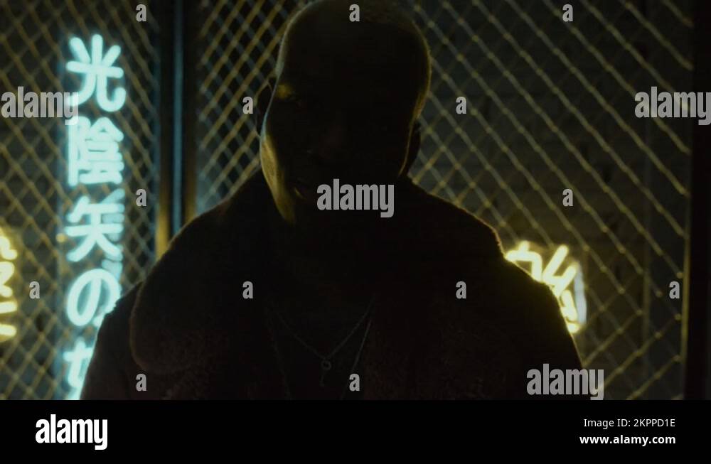 Cyberpunk Guy in Twitching Lights Stock Video Footage Alamy