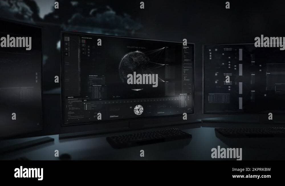 Online network analysis program is locating the target computer ip ...