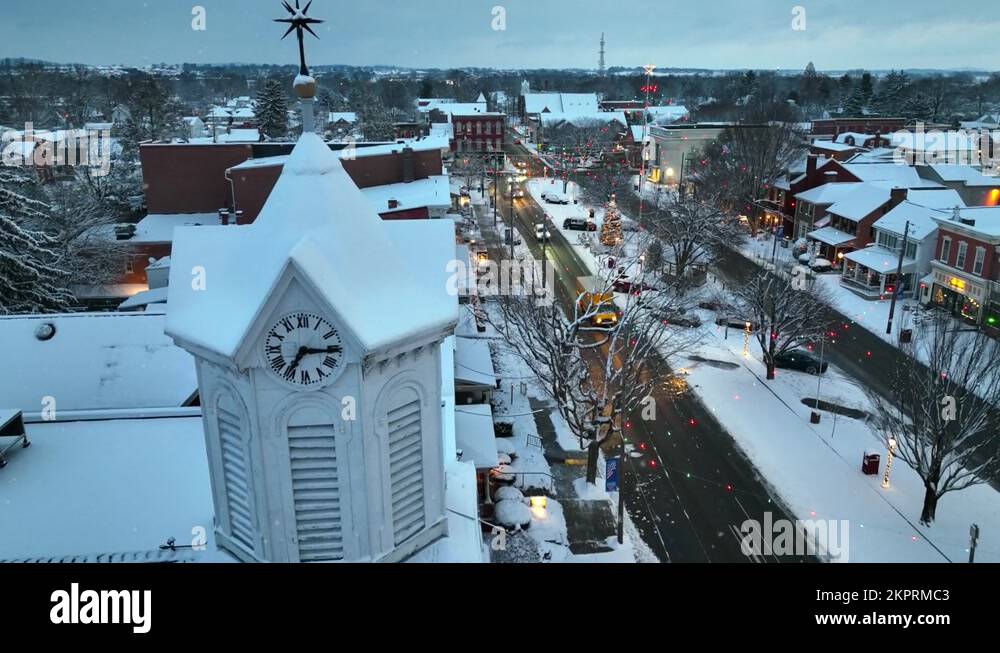 Night snow storm christmas tree Stock Videos & Footage HD and 4K