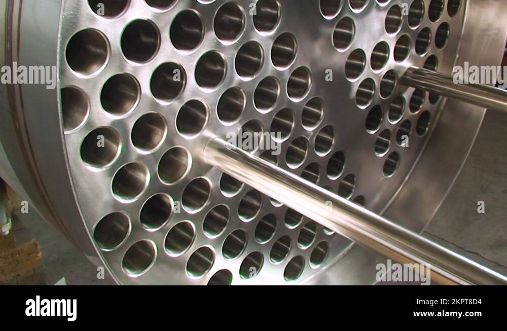 Condenser, evaporator, heat exchanger, inside tube pattern. Cooling
