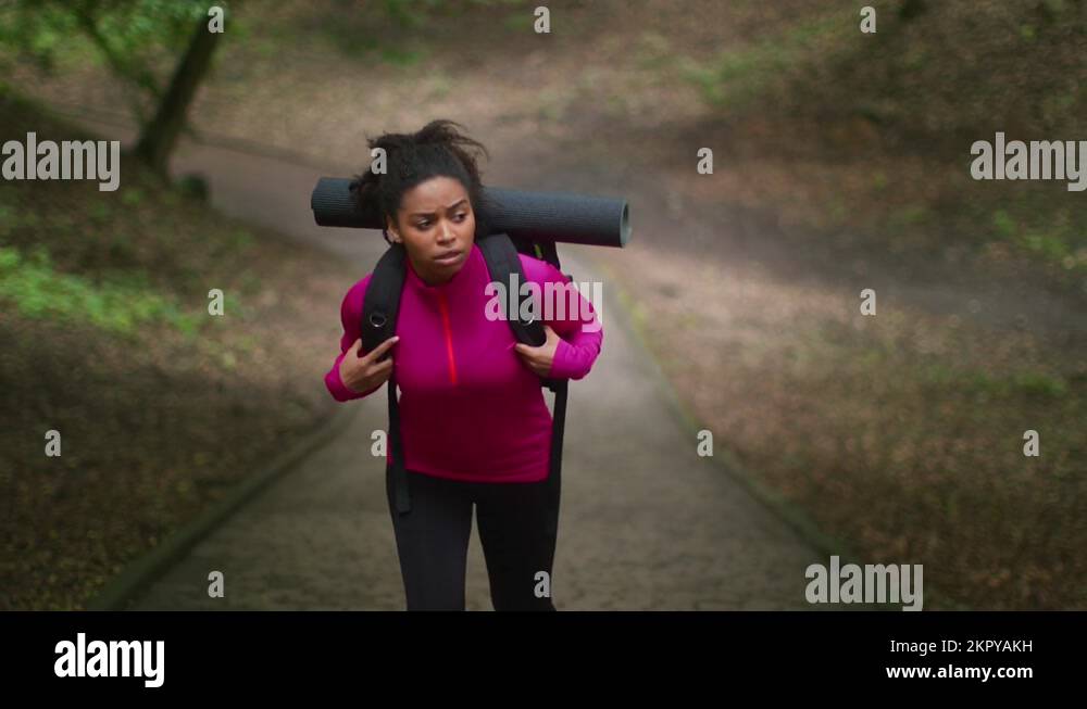 Woman too heavy backpack Stock Videos & Footage HD and 4K Video Clips