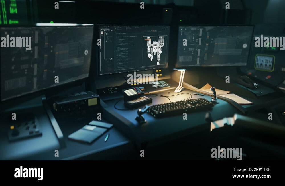 Writing the programming language code into the tech inside of the ...