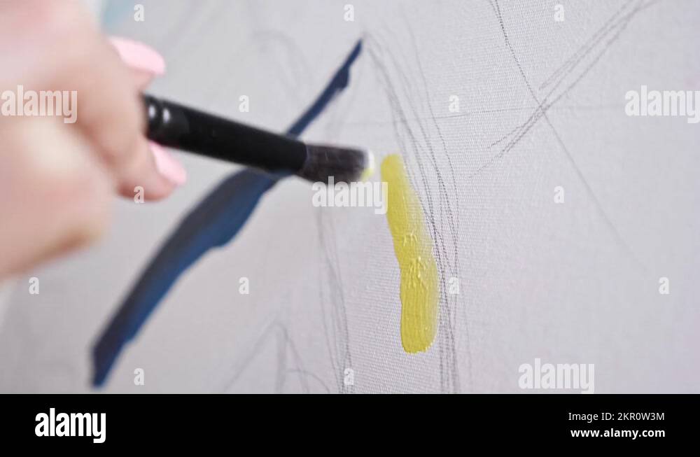 Blue and yellow paintwork Stock Videos & Footage HD and 4K Video