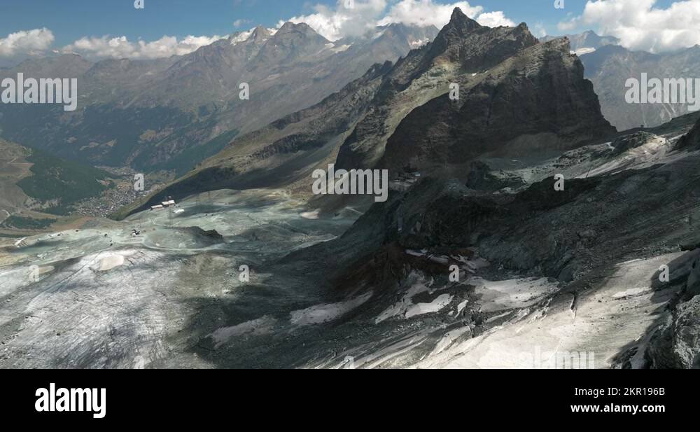 Glacier Swiss melting alps mountains climate change global warming ...