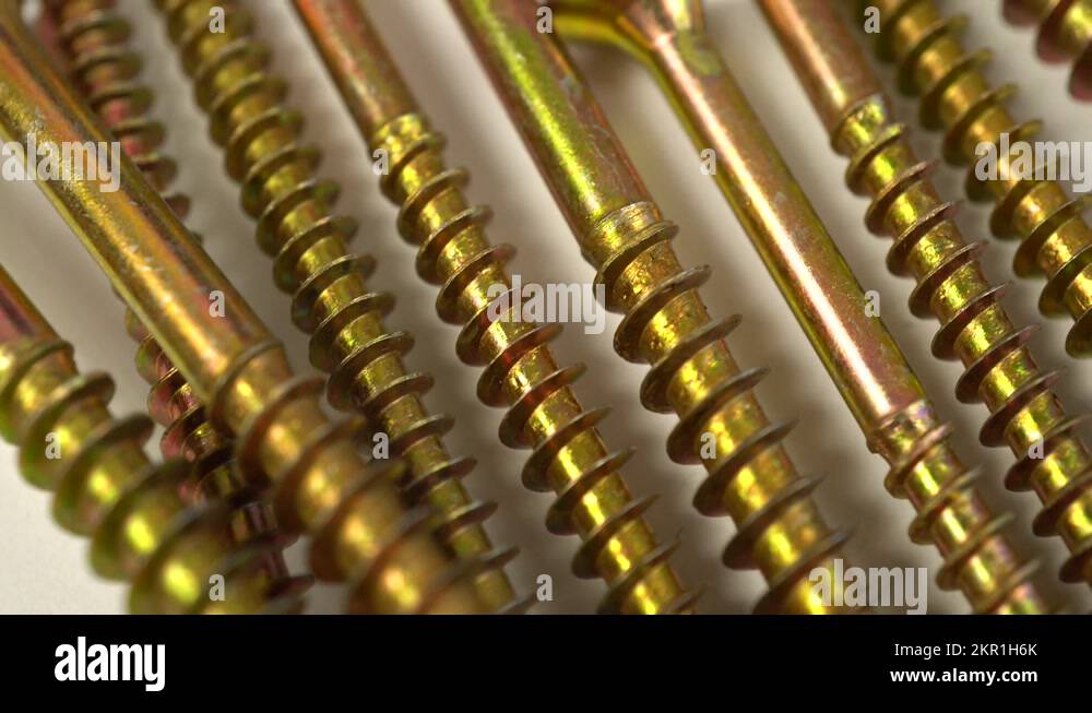 Metal golden screws Stock Videos & Footage - HD and 4K Video Clips - Alamy