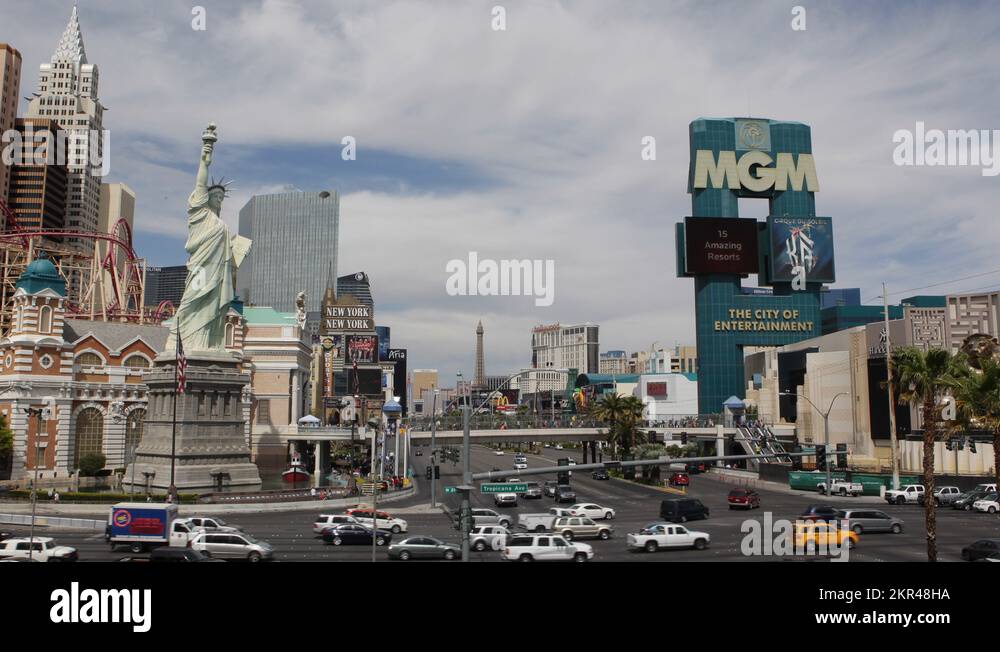 New York Hotel Casino Las Vegas Strip Nevada USA Statue of Liberty ...