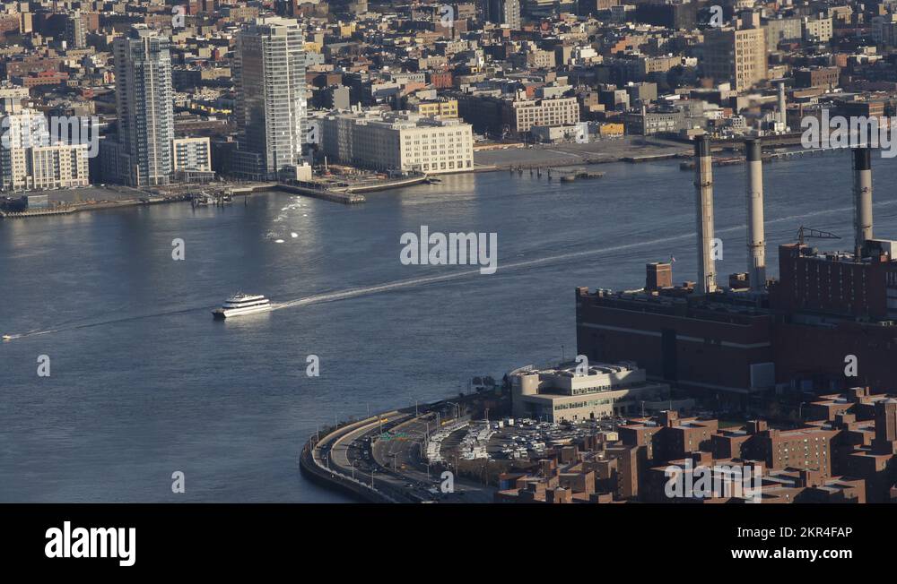 Queens Skyline New York City Steam System Company Consolidated Edison