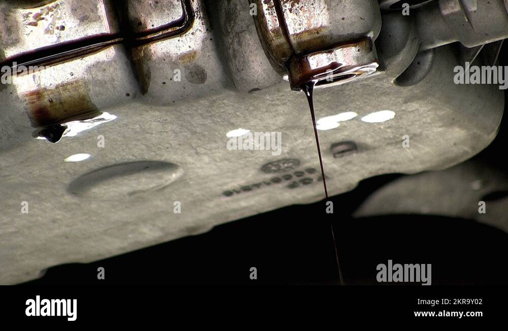 Engine oil leak Stock Video Footage Alamy