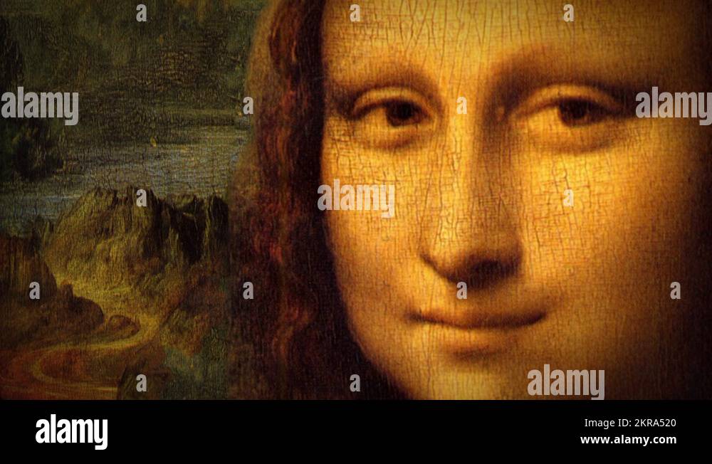 Mona lisa leonardo da vinci Stock