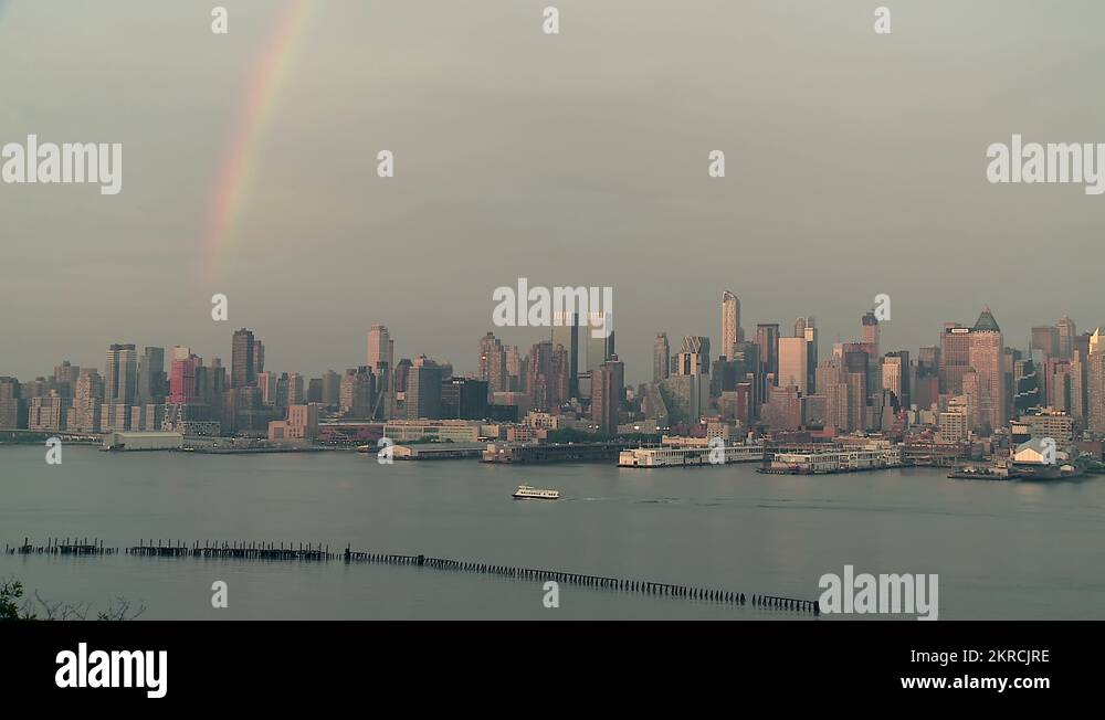 Rainbow and new york city skyline Stock Videos & Footage - HD and 4K ...