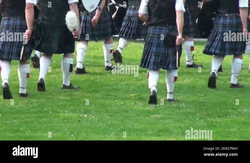 A marching bagpipe band Stock Videos & Footage HD and 4K Video Clips