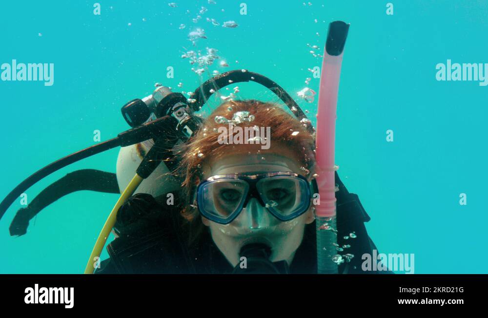 Underwater camera scuba female Stock Videos & Footage HD and 4K Video