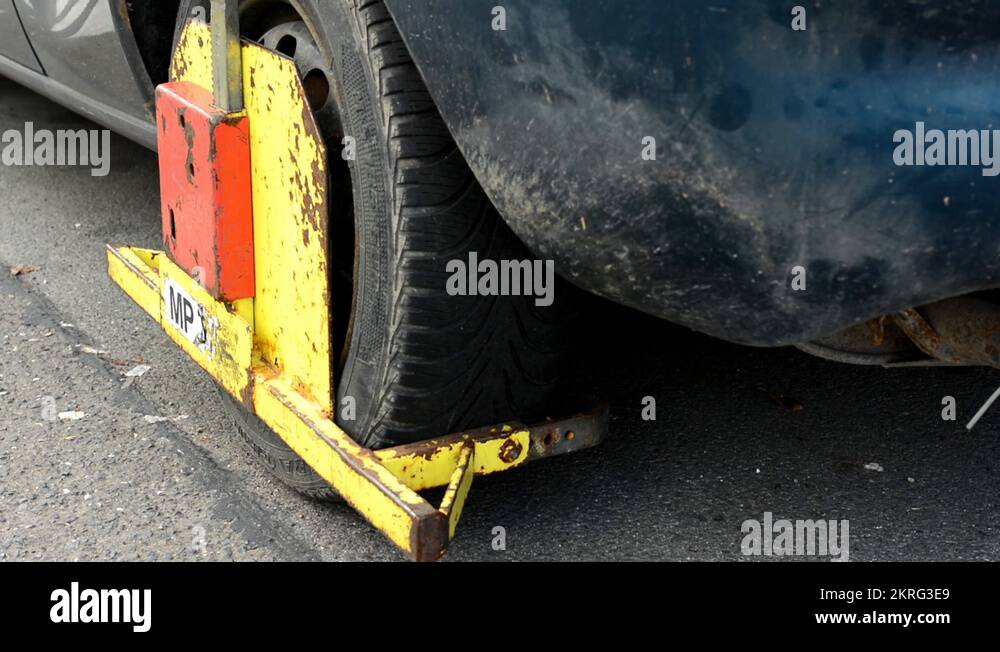 Parking clamping zone Stock Videos & Footage HD and 4K Video Clips