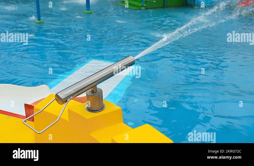 aqua park amusement summer big recreation area with aquapark summer fun ...