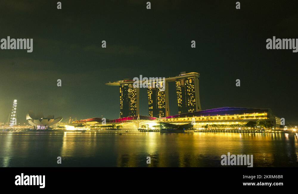Lightshow at marina bay Stock Videos & Footage HD and 4K Video Clips