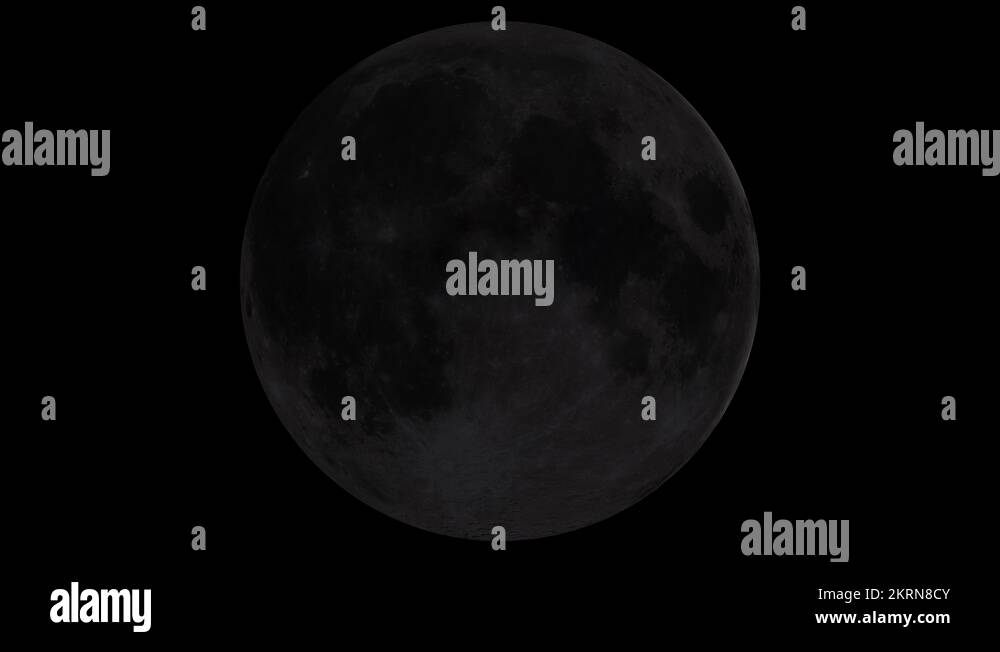 Loopable W/Alpha Moon Phases / Moon Surface / Lunar Surface Stock