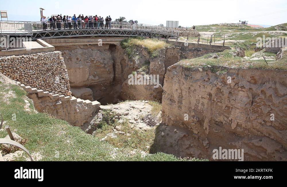 Tel of Jericho, Tell es Sultan Stock Video Footage - Alamy