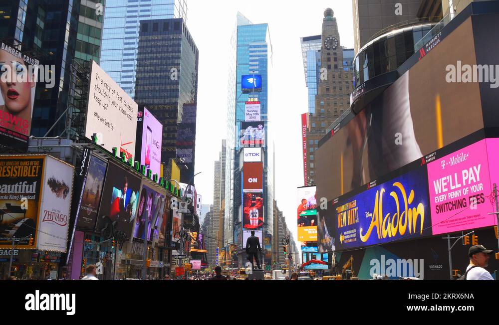 Time Square Up New york, usa time square Stock Videos & Footage - HD and 4K Video ...