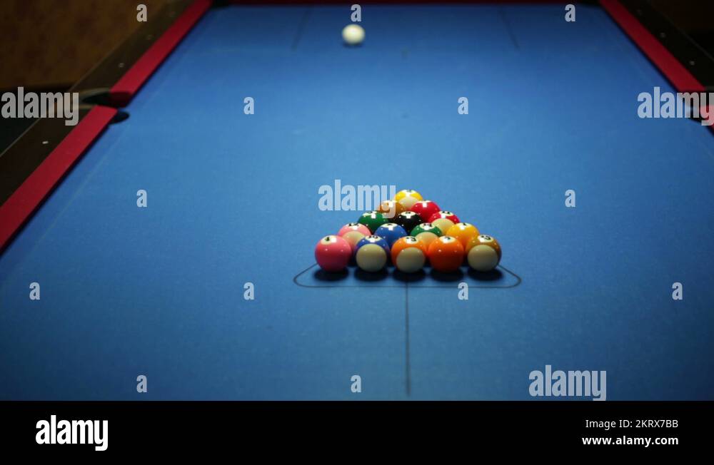 Pool table balls break Stock Videos & Footage HD and 4K Video Clips