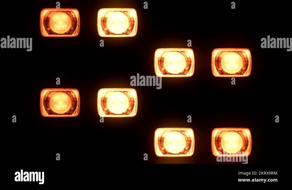 Floodlight box design wall 11 Stock Video Footage Alamy
