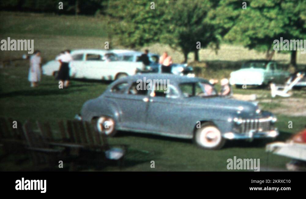 1958 Family Reunion Farm House Stock Video Footage Alamy