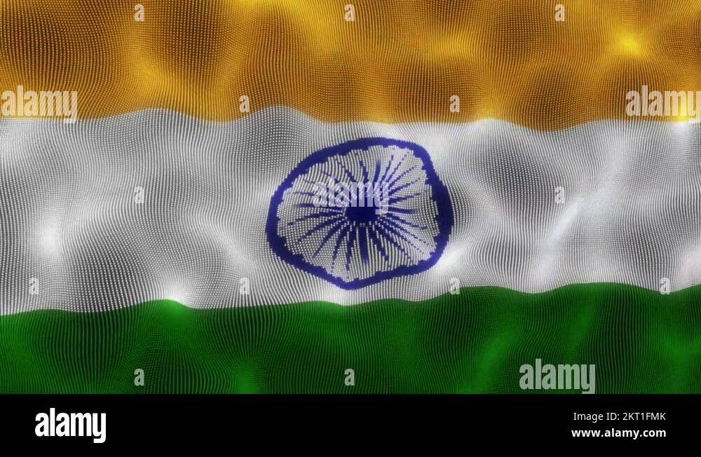 Waving flag india Stock Videos & Footage - HD and 4K Video Clips - Alamy
