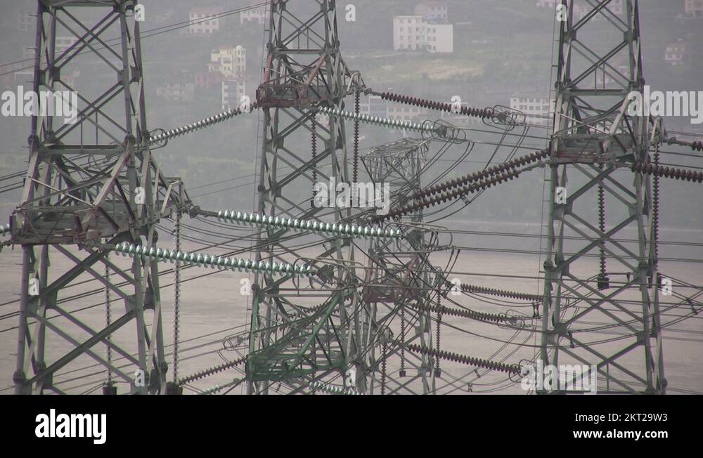 China electricity power lines Stock Videos & Footage HD and 4K Video