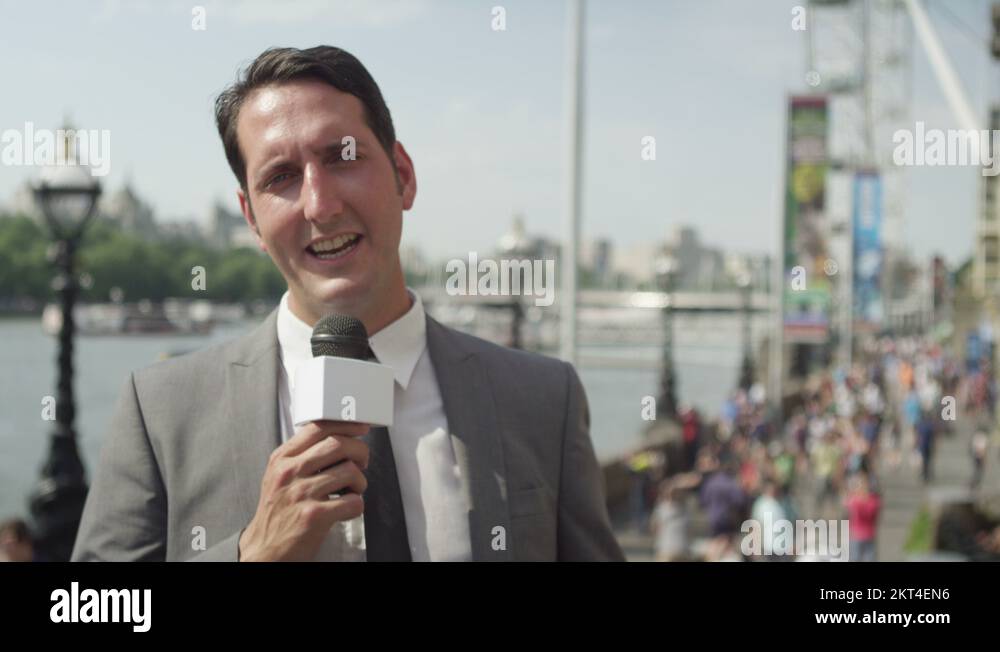 London uk tv presenter journalist Stock Videos & Footage - HD and 4K