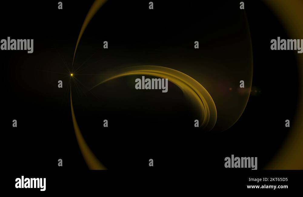Dynamic golden motion forming the shape of bell ringing Stock Video ...