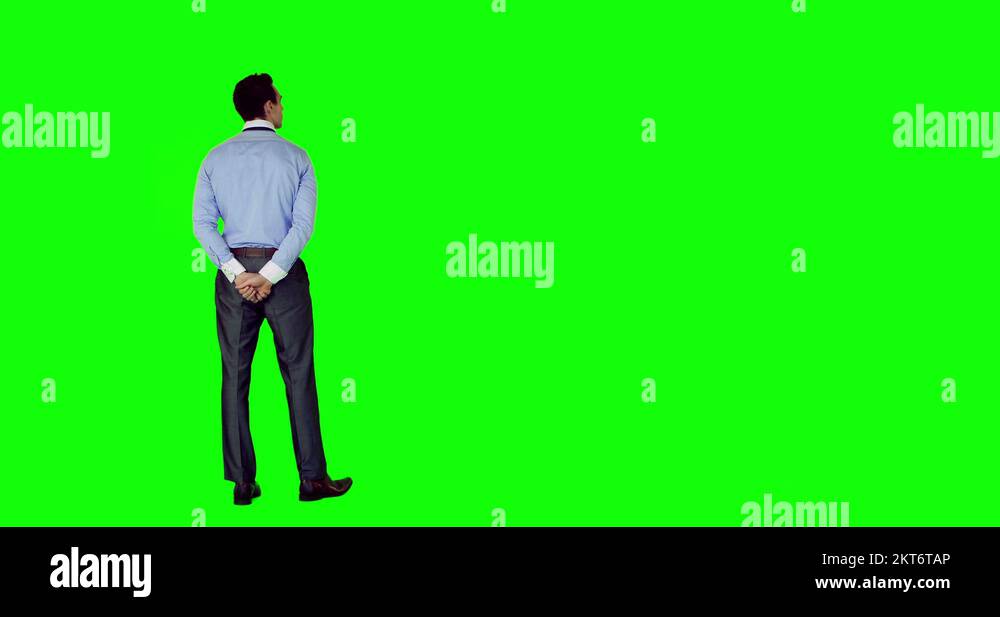 Man walking with hands behind his back Stock Videos & Footage HD and