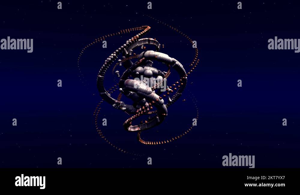 Animation of an alien Structure in 4K Stock Video Footage - Alamy