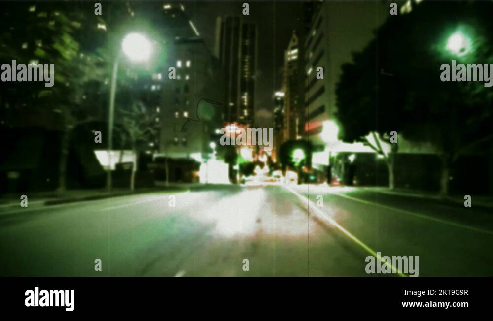 Projection of a road for vehicle in motion. Vintage Effect rear