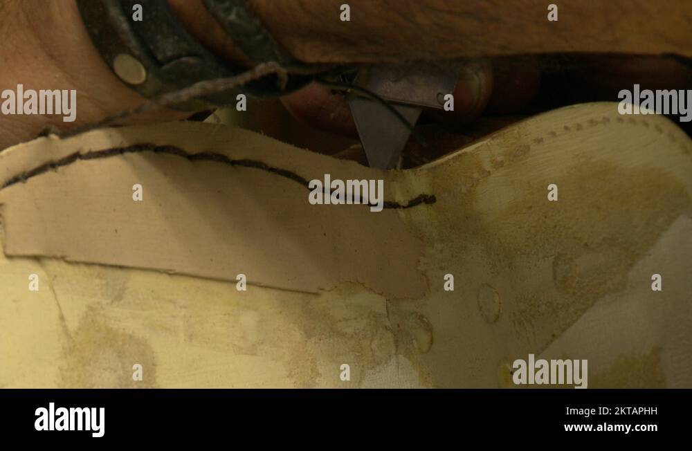 Stitching shoe repair Stock Videos & Footage HD and 4K Video Clips