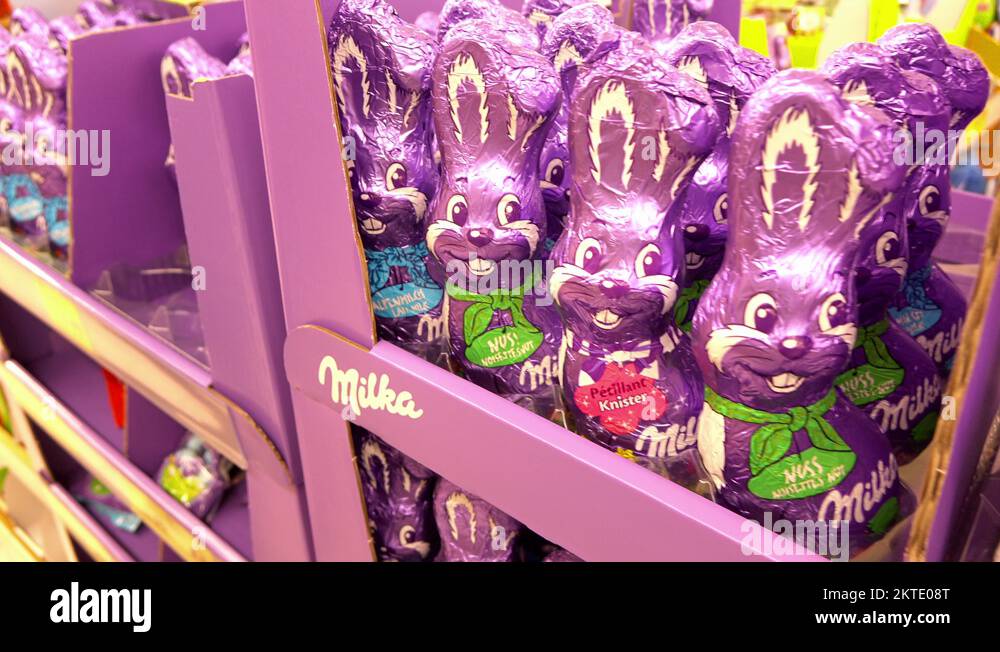 Milka chocolate easter bunny Stock Videos & Footage HD and 4K Video