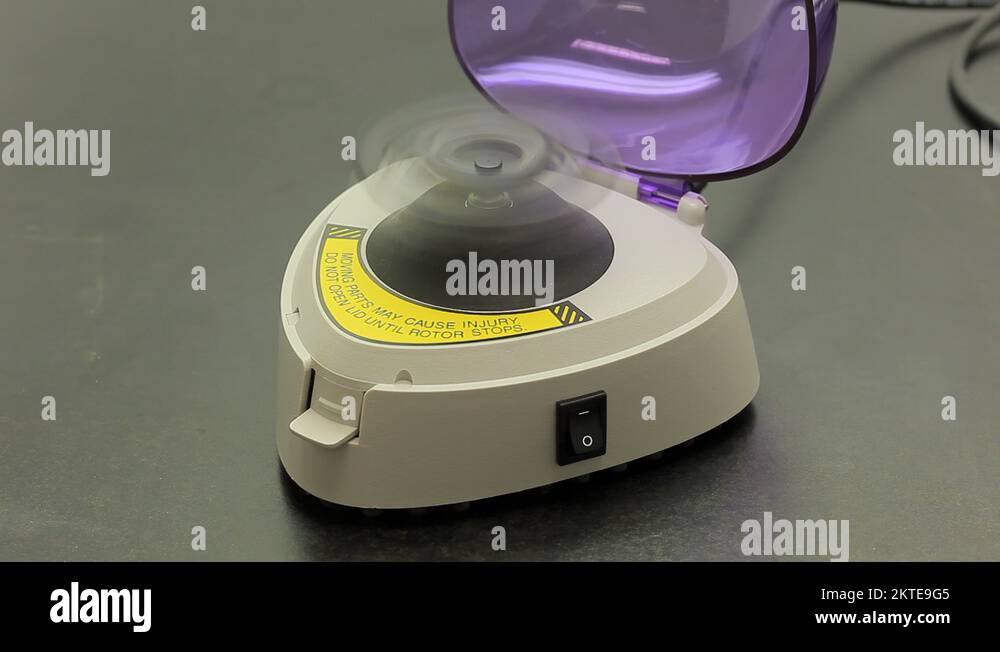 Mini benchtop centrifuge Stock Video Footage Alamy