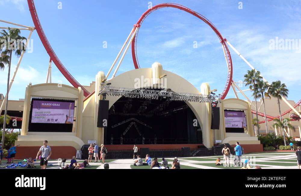 The Hollywood Rip Ride Rocket Roller Coaster Universal Studios Florida