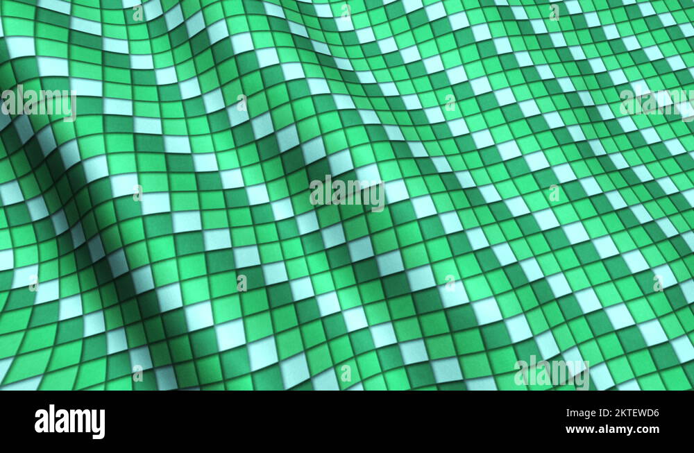Green Mint Squares Fabric Cloth Material Texture Seamless Looped