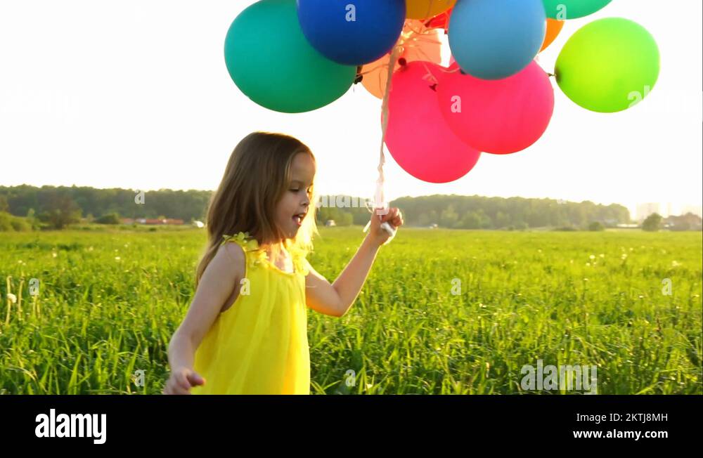 Girls with balloons Stock Videos & Footage HD and 4K Video Clips Alamy