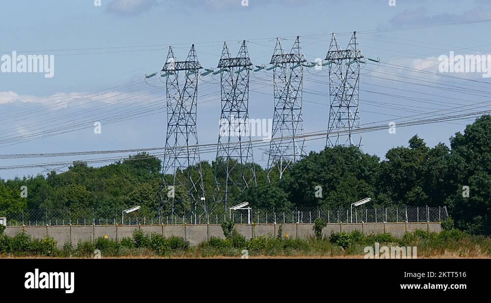 Pylon pylons france europe Stock Videos & Footage - HD and 4K Video ...