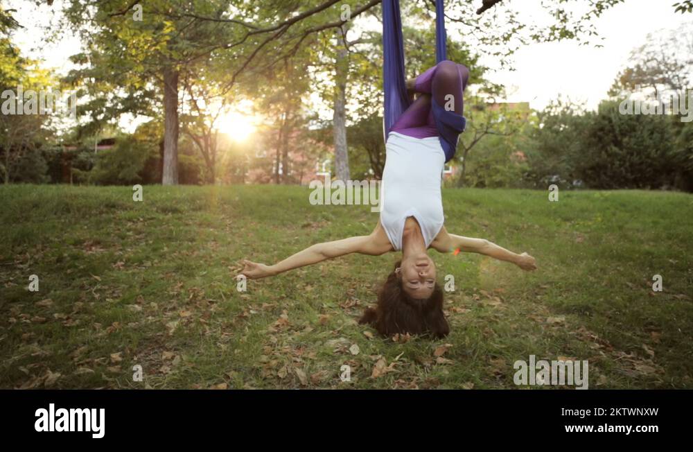 Suspended yoga Stock Videos & Footage HD and 4K Video Clips Alamy
