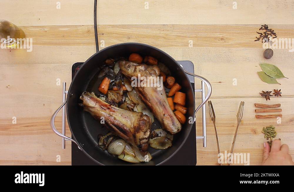 Mansaf Jordanian Lamb recipe Stock Video Footage Alamy