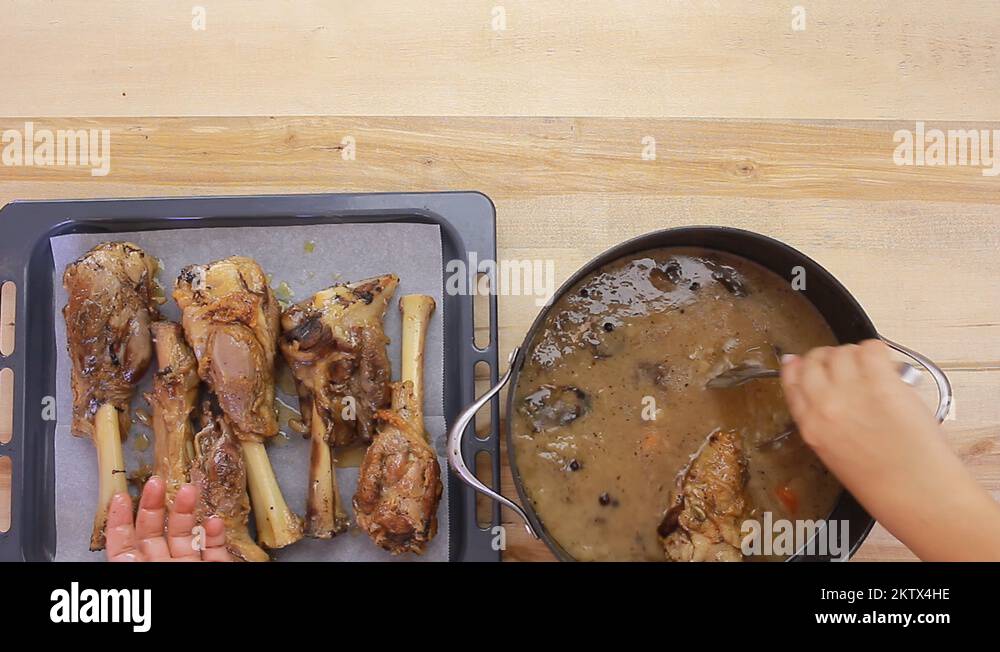Mansaf Jordanian Lamb recipe Stock Video Footage Alamy