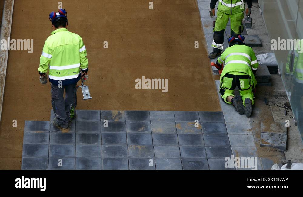 Pavement paving pavers street Stock Videos & Footage HD and 4K Video