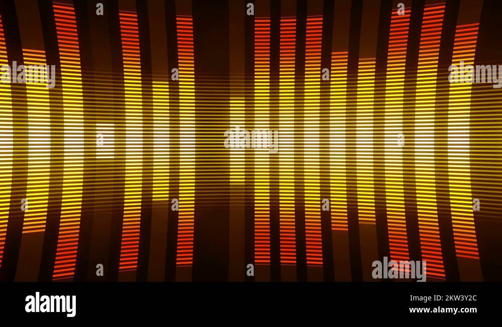 Classical Audio Equalizers Visualization Volume Bars VJ Loop Orange