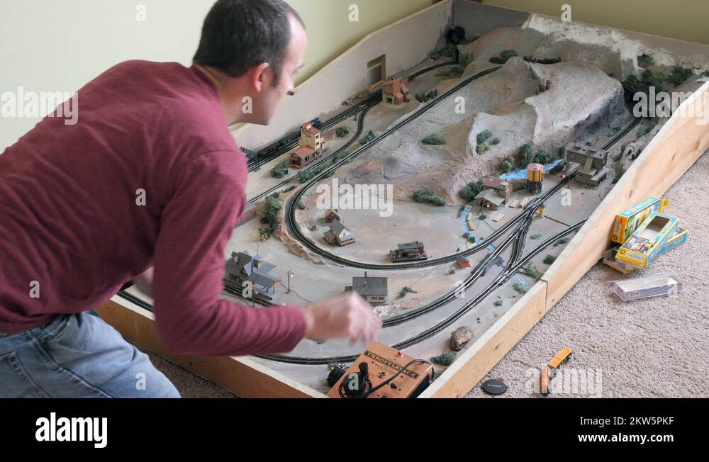 Model village train set Stock Videos & Footage HD and 4K Video Clips