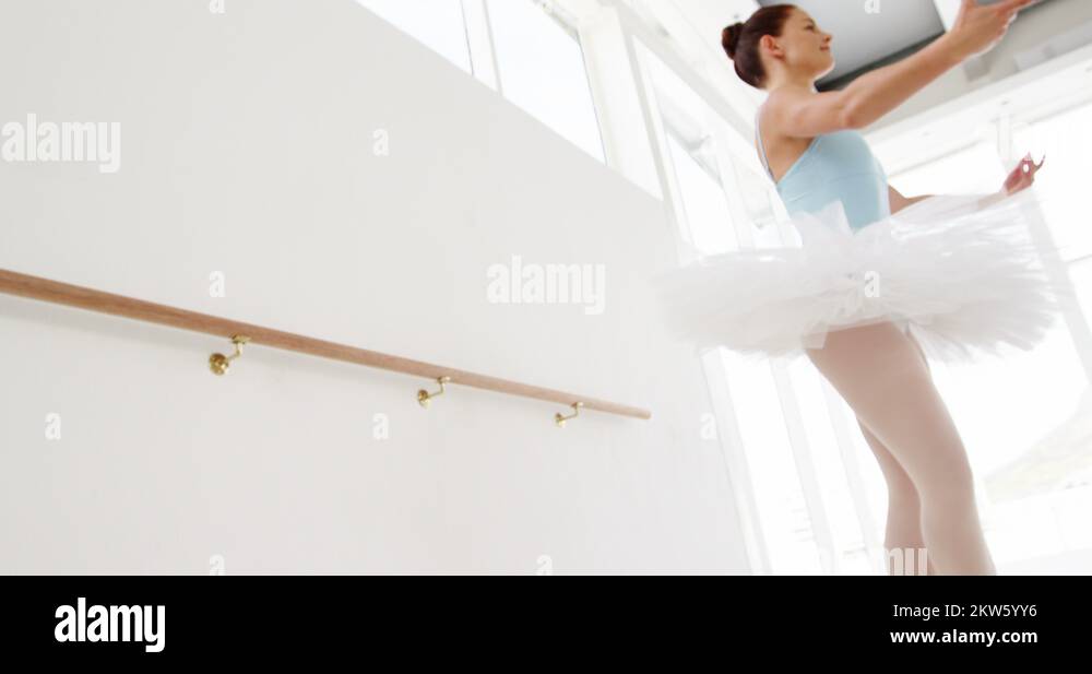 Ballerina Practicing Ballet Dance Stock Video Footage Alamy 9807