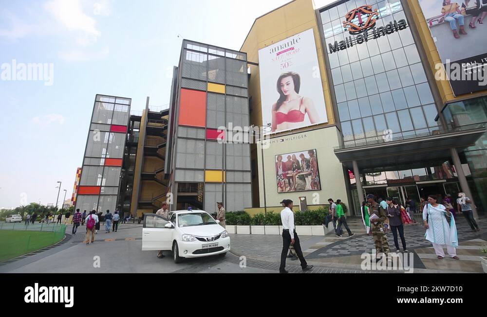 Mall of India, Noida,NCR,India Stock Video Footage Alamy