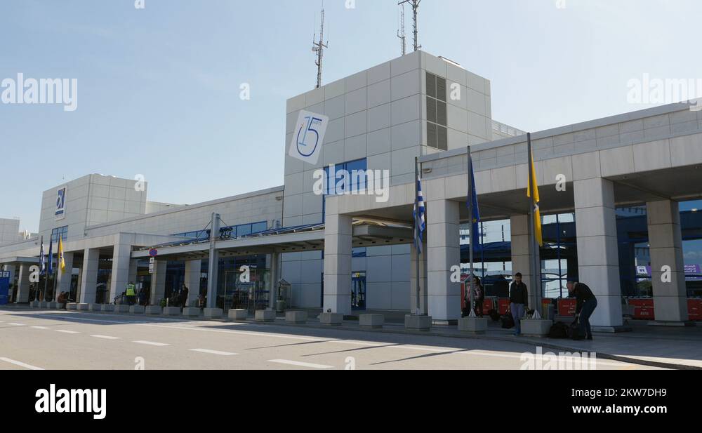 Athens international airport eleftherios venizelos ath lgav Stock