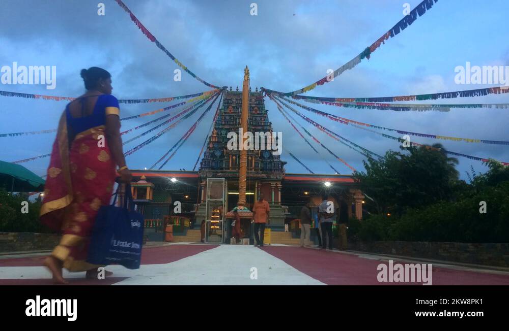 Time Lapse Sri Siva Subramaniya Hindu temple in Nadi Fiji Stock Video ...